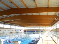 Cubierta piscina municipal de figueres