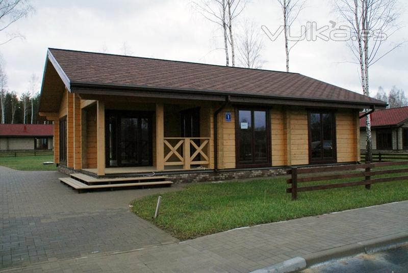 Casas de madera en tronco laminado