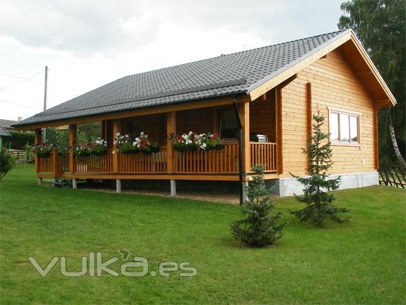 Casas de madera en tronco laminado