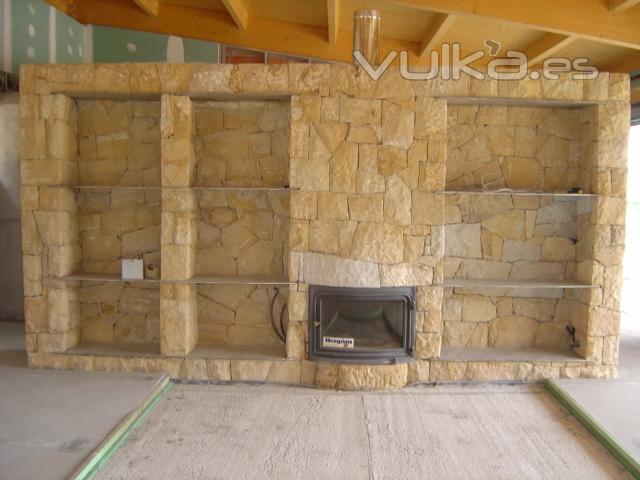 Mueble a medida hecho en piedra arenisca