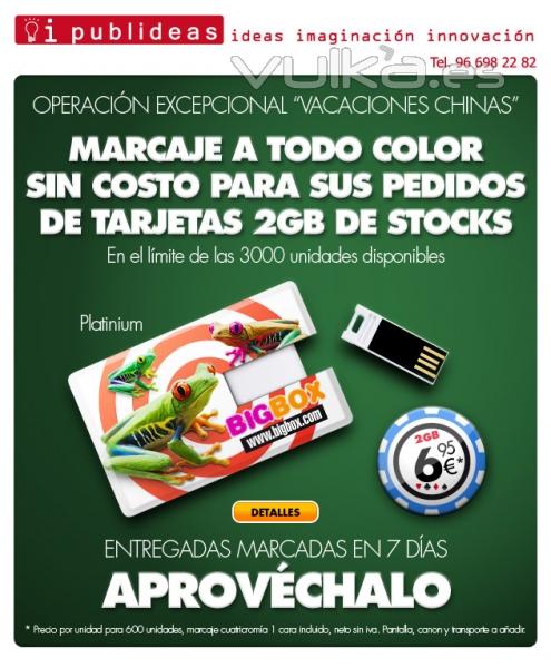 Nueva tarjeta USB eco, garanta 2 aos. Precios actualizados cada da.