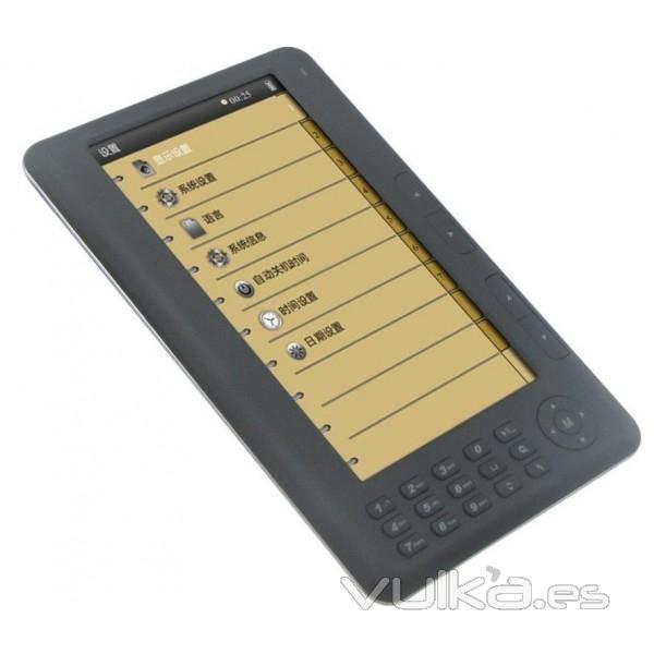 eBook LTDM1789  que con su TFT de 7 pulgadas podrs ver las imgenes, videos en resolucin 800x480 