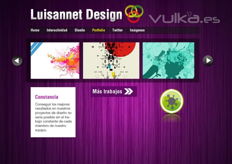 Luisannet Arte y Tecnología, empresa de diseño gráfico, estudio de diseño páginas web, portfolio 1 