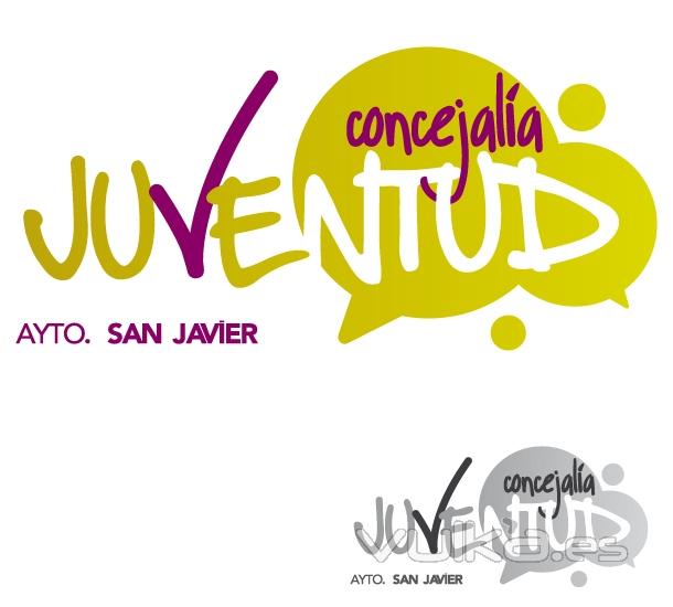 Concurso de logotipo para la concejala de juventud de el Ayuntamiento de San Javier en Murcia. 