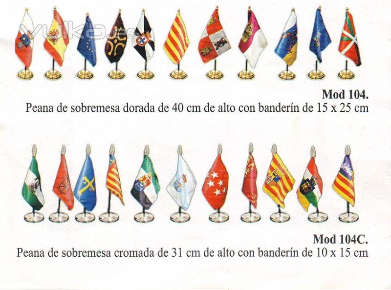 mastiles y banderas de sobremes