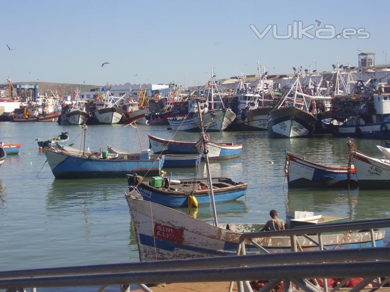 Puerto pesquero en Larache