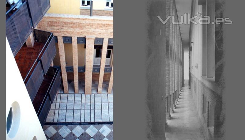 Reforma de edificio entre medianeras uso residencial, Avda. Luis Montoto 7, Sevilla - 1998 