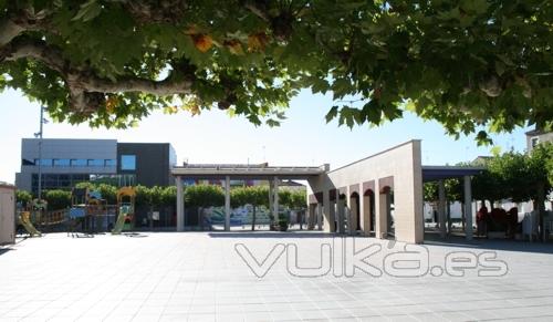 Plaza de Espaa en Castejn, Navarra a 10 minutos de Tudela y Bardenas Reales