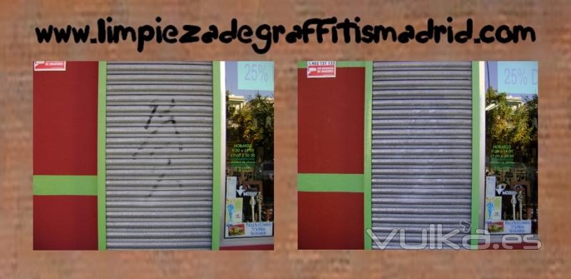 Limpieza de Graffitis en Metales