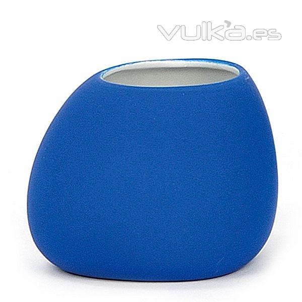 Hogar bao flocat azul vaso en lallimona.com