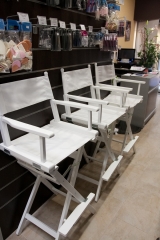 Sillas maquillaje blancas