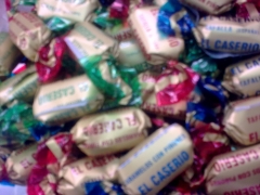 Caramelos de pinones,variantes morera