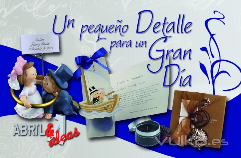 Un pequeño detalle para un gran día. Regalitos para bodas, bautizos, comuniones, cumpleaños...