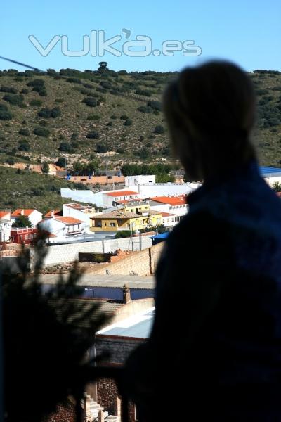 Vistas a la poblacin de Ruidera