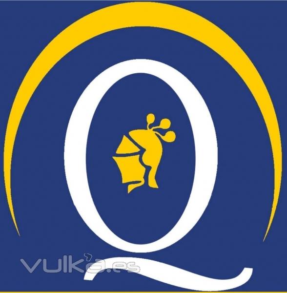 QUIRINO & BROKERS - Logo empresa azul amarillo y blanco
