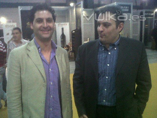 David Seijas, sommelier en ElBulli, y Nedko Nedev, Gerente de Vinos de Bulgaria SL, en Catavins