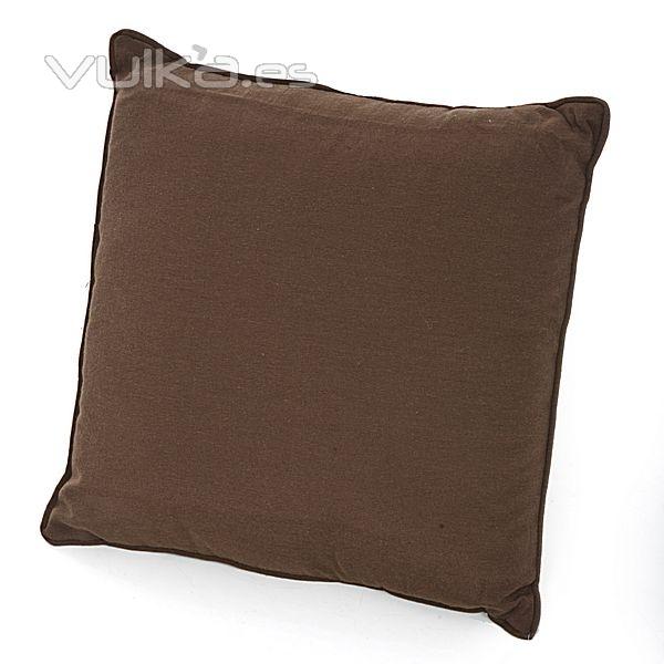 Cojin living basic chocolate 40x40 en lallimona.com