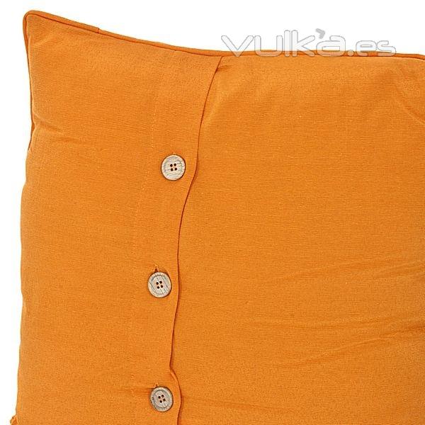 Cojin living basic naranja 40x40 en lallimona.com detalle1