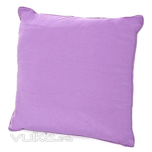 Cojin living basic violeta 40x40 en lallimona.com