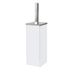 Escobillero bano inox blanco en lallimonacom