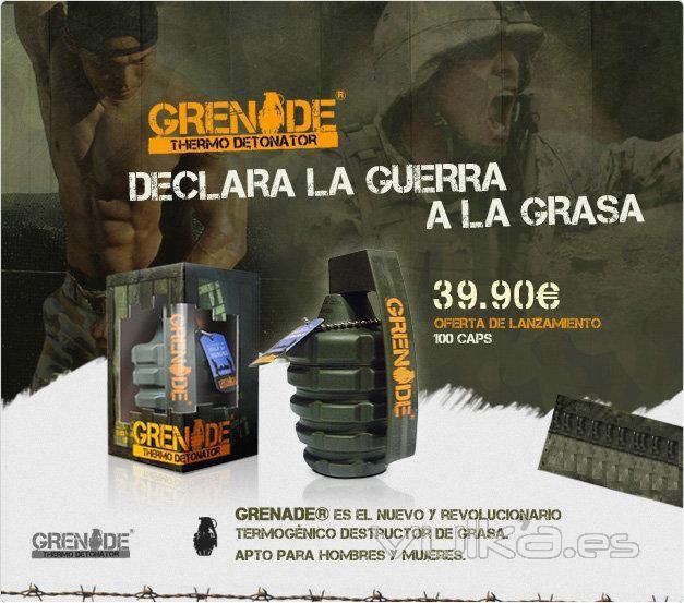 GRENADE  Thermo Detonator es el nuevo y revolucionario termognico destructor de grasa, siendo apto