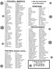 Listado de productos