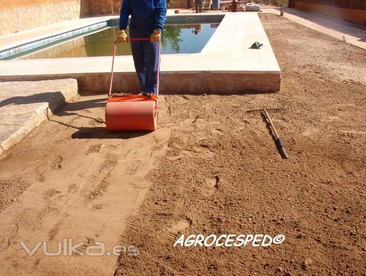 Tierra vegetal y preparacion terreno Agrocesped