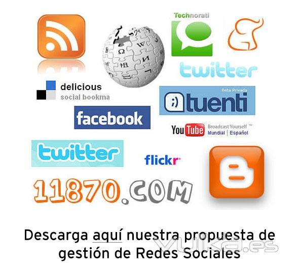 gestionamos perfiles en redes sociales, Facebook, Twitter, Foursquare