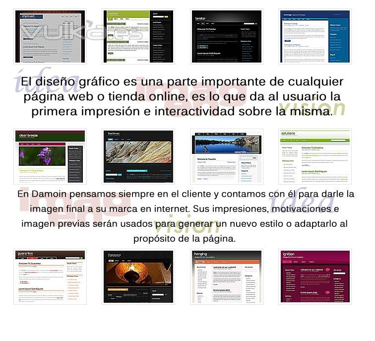 Diseño gráfico para su web o negocio