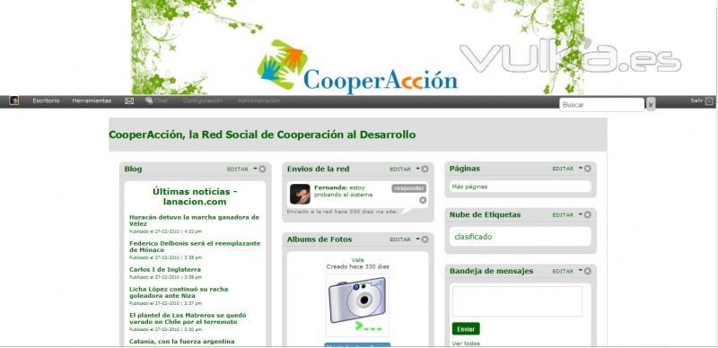 Cooperaccion.net - Red Social para Mundo Unigo ONG
