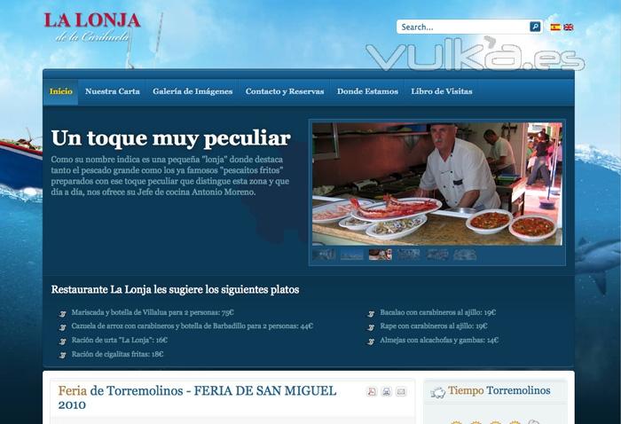 Web www.restaurantelalonja.com
