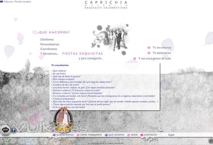 Web www.caprichia.com