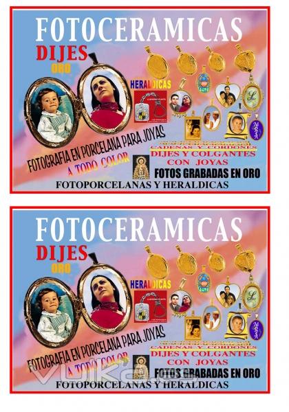 DIJES  Y   FOTOCERAMICAS