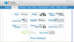 Todos nuestros productos, catlogos, novedades, marcas, enlaces...lo puedes encontrar en www.trua.es