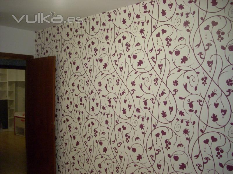 PARED EMPAPELADA, PAPEL DISEO