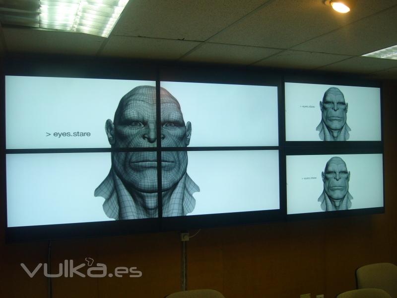Video wall en Sala de Control - Base de Rota - Cdiz