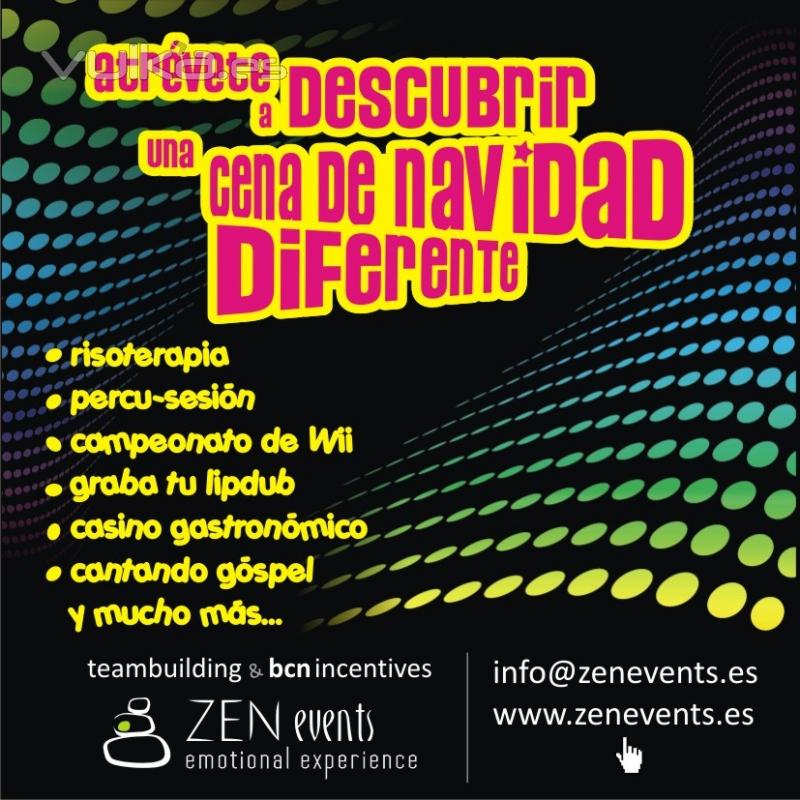 cena de navidad original zen events