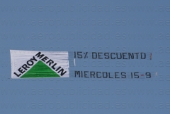 Campaa nacional leroy merlin marbella, cartel con doble letrero