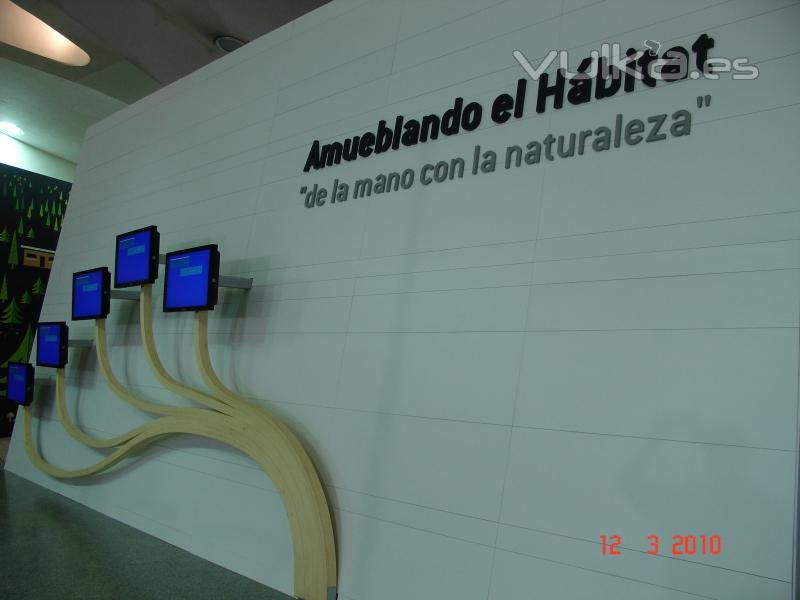 Museo de las Ciencias Principe Felipe . Exposicion Amueblando el Habitat de la mano de la naturaleza