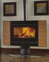 Chimenea-estufa giratoria