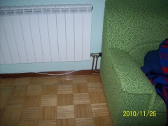 Salon con radiador anadido