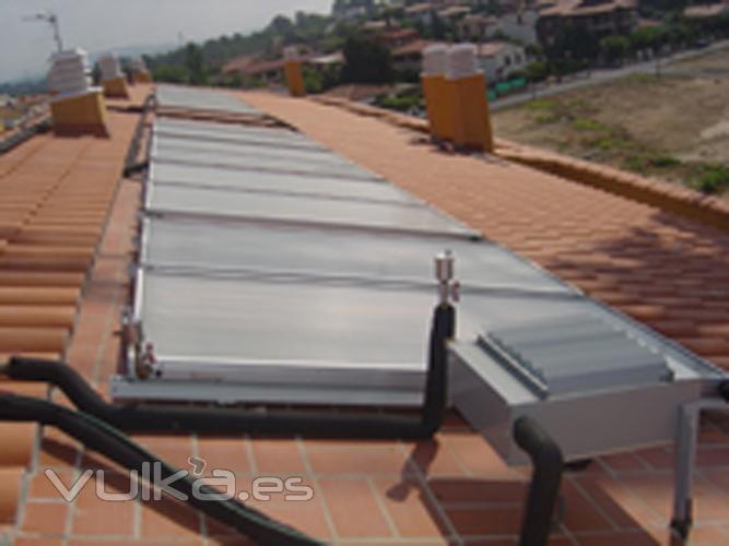 Instalación energía solar térmica