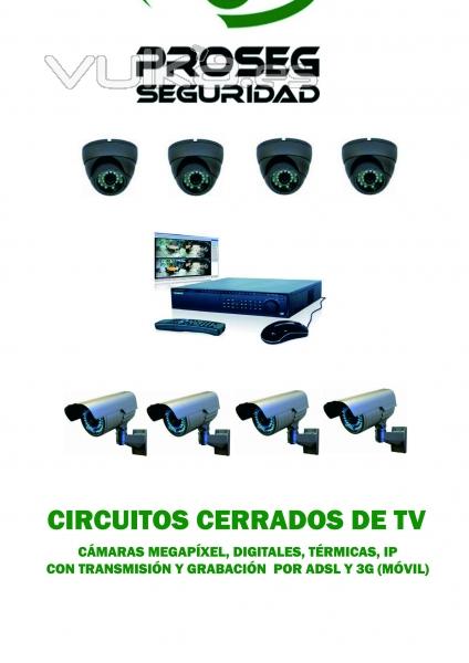 Equipo de CCTV compuesto de 4 cmaras + Grabador 250GB desde 399EUR  
