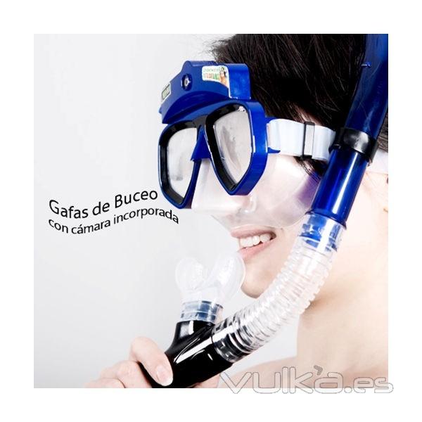 Gafas de buceo con ABS duro, goma flexible de alta calidad y vidrio templado para buena visin...