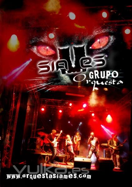 SIAMES Grupo - Orquesta 9 componentes POP/ROCK 100% en DIRECTO. Valencia y toda Espaa.