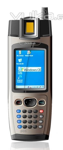 Terminal portatil con lector de huella y Windows-CE. Perfecto para aplicaciones verticales retail.
