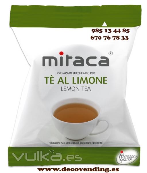 Delicioso T al Limn en tu mquina de capsulas Decovending ( Decoastur Vending Asturias ) illy