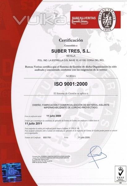 Certificado ISO 9001.-