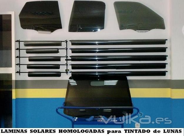 LÁMINAS SOLARES PARA TINTADO DE LUNAS