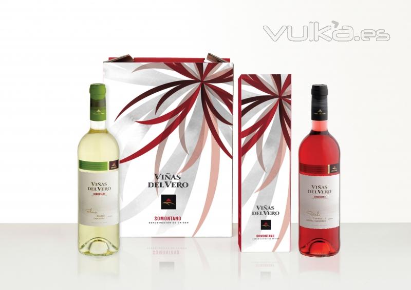 Nueva imagen para el packaging de regalo de esta importante marca de vino, basado en una parte del l